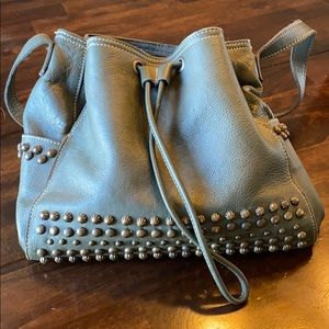 Olive Green Leather American West Purse